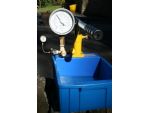 The only equipment actually needed for model boiler testing is a pump capable of raising the required pressure for hydrostatic testing and gauge calibration, plus a certified calibrated pressure gauge, which will require recalibrating every two years.